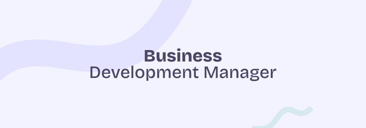 Business Development Manager