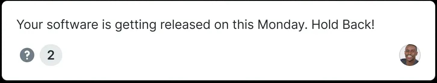 Communication notification Communication notification