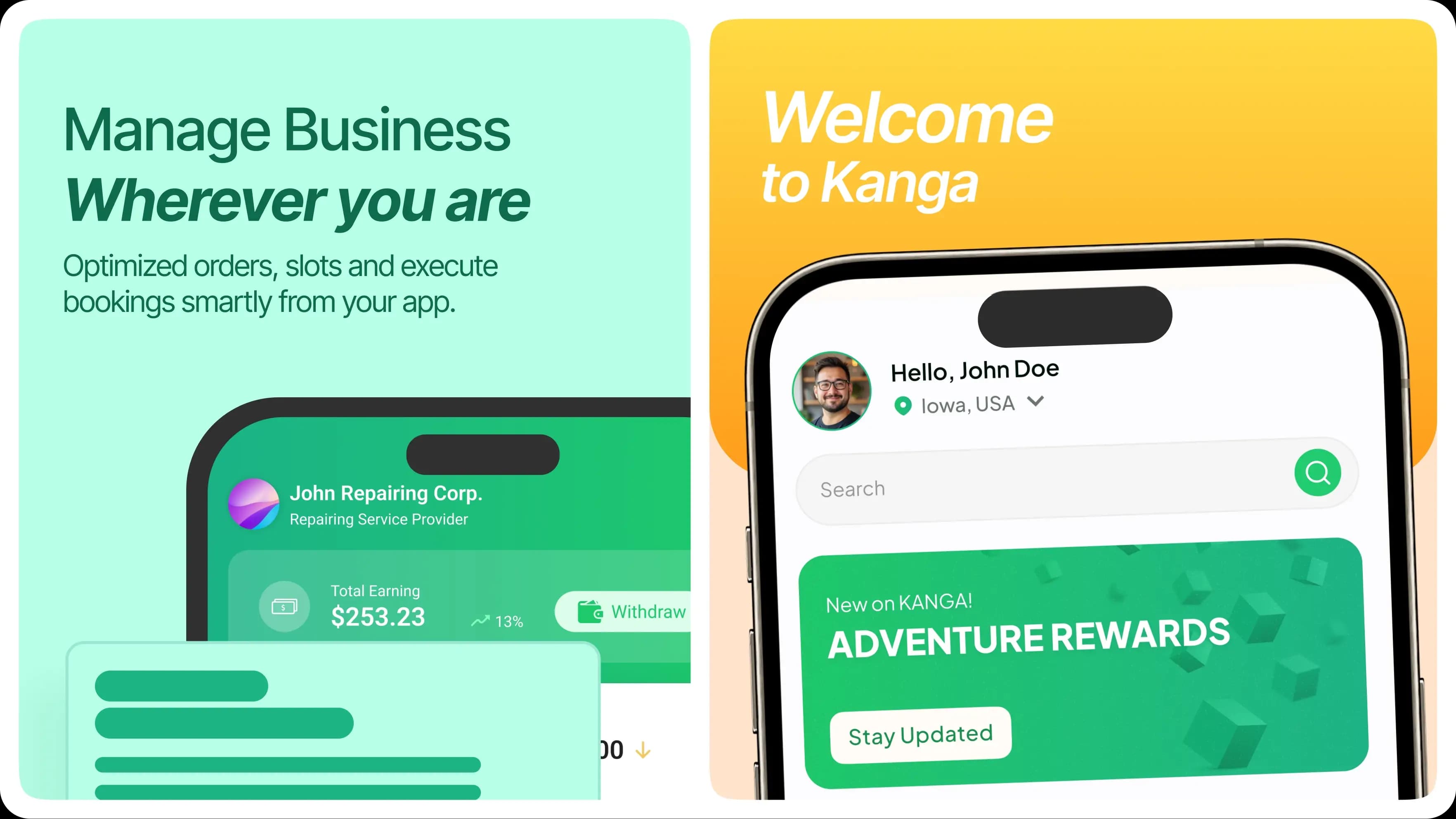 Kanga- Business Slot Booking Kanga- Business Slot Booking