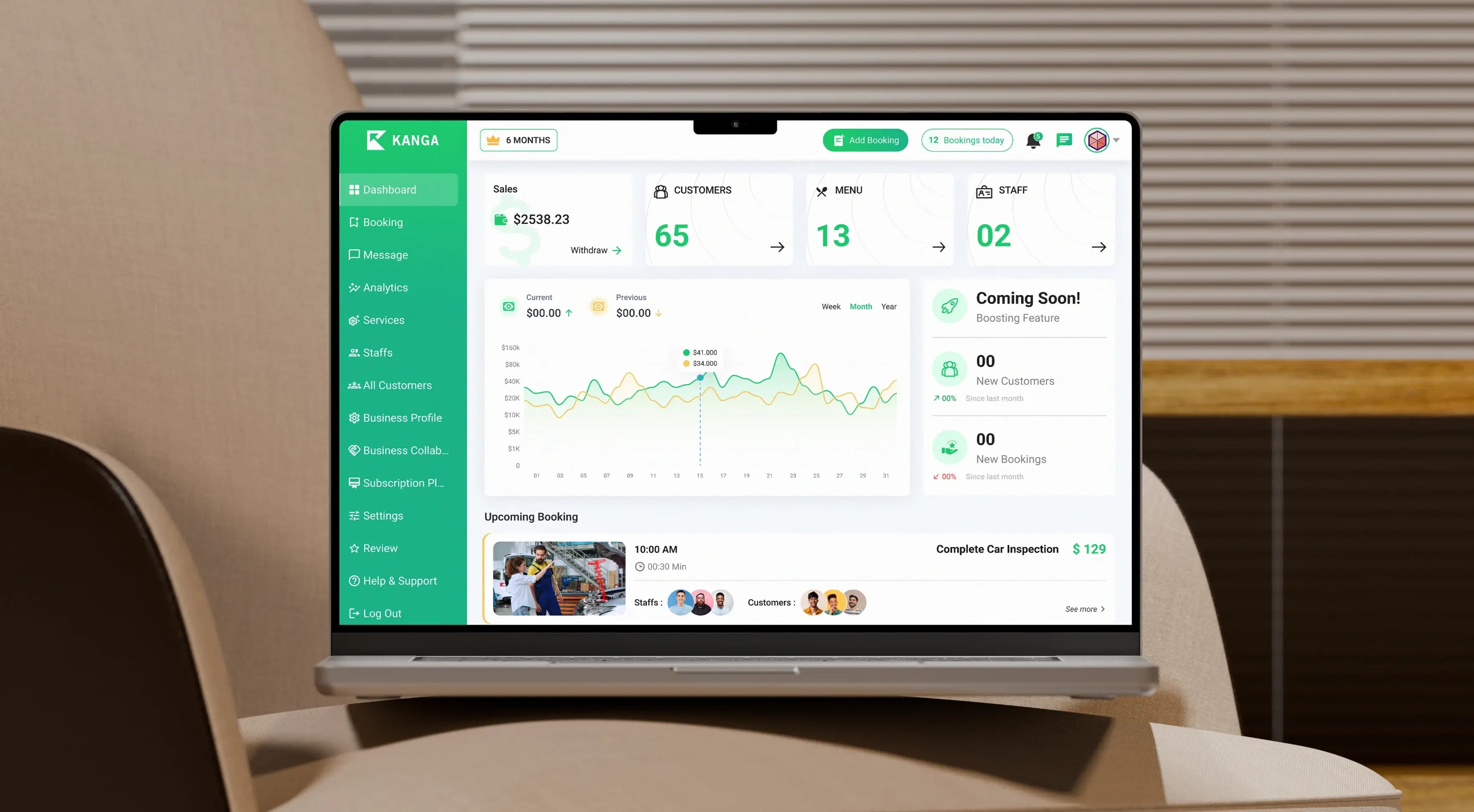 Kanga- Business Slot Booking Kanga- Business Slot Booking